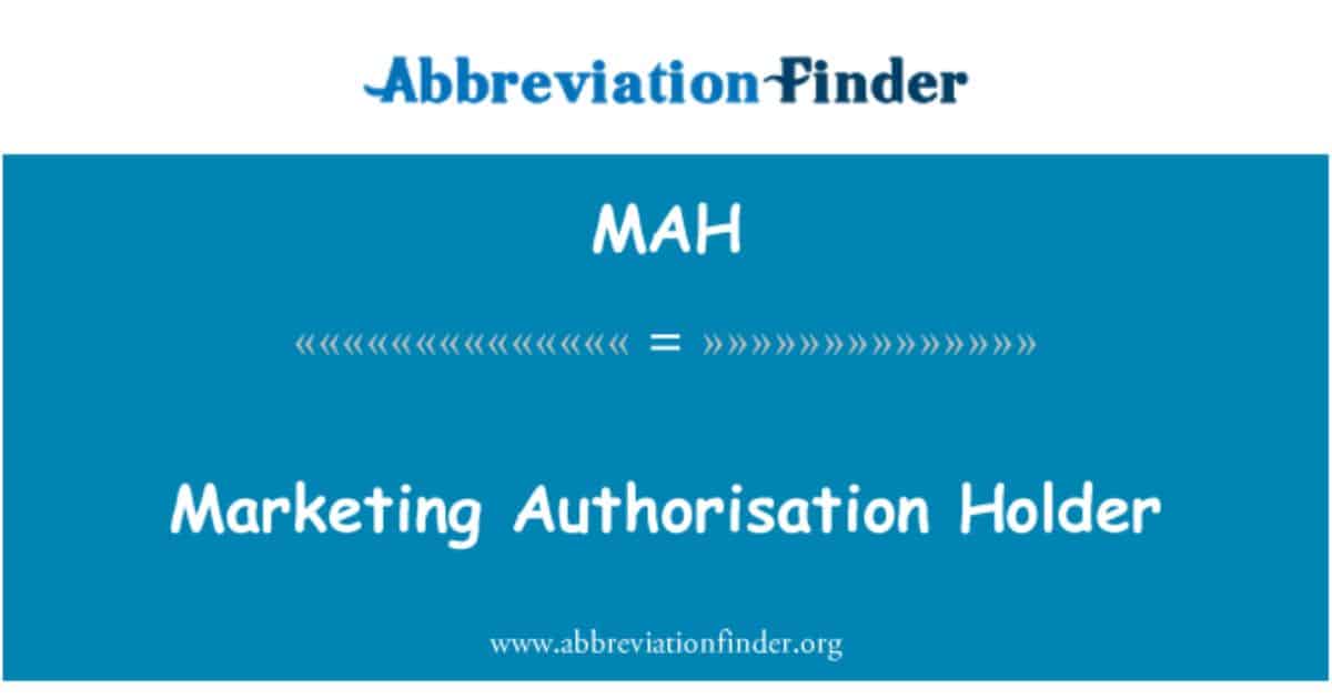 What Is A Marketing Authorization Holder