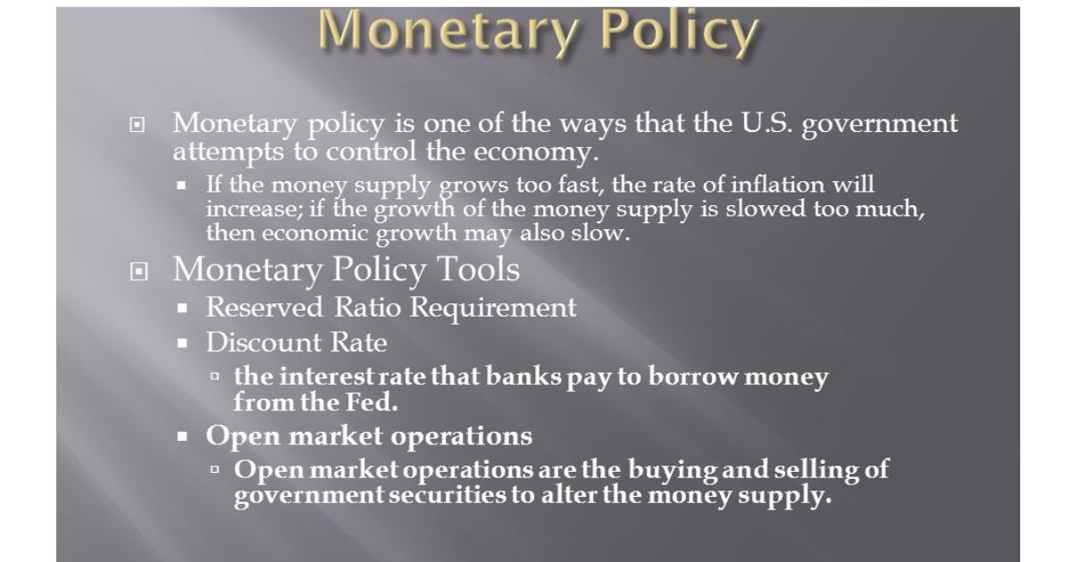 What Role Do Open Market Operations Play in Monetary Policy